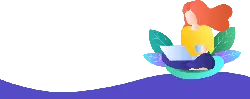 Girl on Leaves - minimalism - No Background PNG
