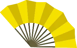 Fan - geometric abstract art - High Resolution PNG