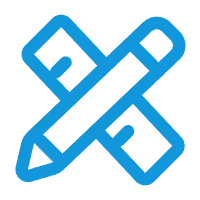 Blue Pencil Icon - graphics - Free PNG