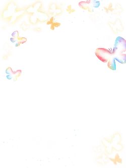 Colorful Butterflies - shining - PNG