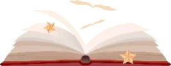 Open Book - stars - No Watermark PNG