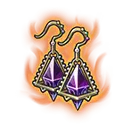 Amethyst Earrings - jewelry - Free Download PNG