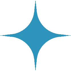 Four-pointed star - symmetrical - geometric shape - PNG Images