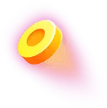 Yellow Ring - minimalist design - Free PNG