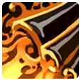 Flaming Sword - sword - No Background PNG