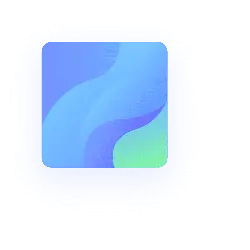 Blue Wave Icon - gradient - Lossless PNG