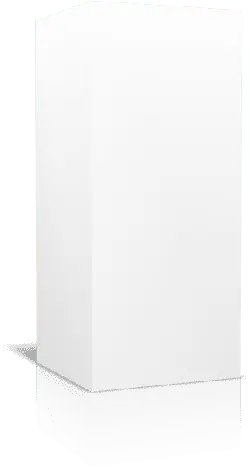 White Cube - minimalistic - geometric shape - High Resolution PNG