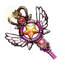 Star Wand - wings - High Resolution PNG