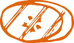 Orange and Black Abstract Pattern - modern design - Lossless PNG