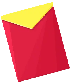 Envelope - letter - yellow - High Resolution PNG