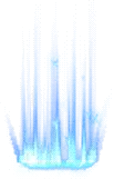 Blue Light Beams - mysterious - High Resolution PNG