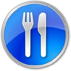 Fork and Knife Icon - logo - No Background PNG