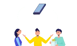 Phone Display - gift - Transparent Background PNG