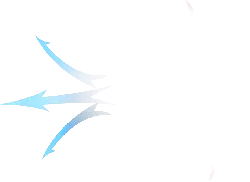 Blue Arrows - PNG
