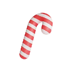Candy Cane - holiday - Free for Commercial Use PNG