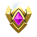 Purple Crystal Badge - Designer's Pick PNG