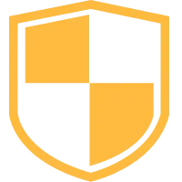Black and Yellow Shield - logo - Free PNG