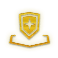 Star Shield Badge - simple - Transparent Layer PNG