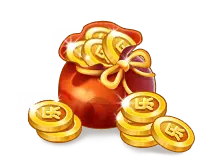 Bag of Gold Coins - blessing - PNG