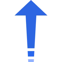 Blue Arrow - graphic symbol - indication - Lossless PNG