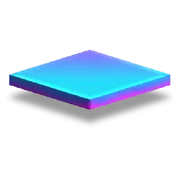 Colorful Cube - gradient - geometric shape - Lossless PNG