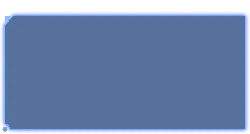 Blue Rectangle Frame - Lossless PNG