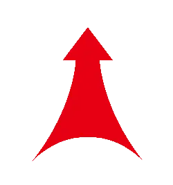 Red Arrow - red - Transparent Background PNG