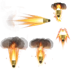Rocket Launch Sequence - smoke - Free PNG