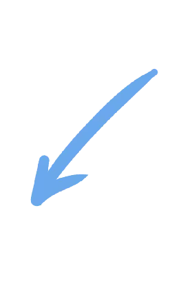 Blue Arrow - indicate - Transparent Background PNG