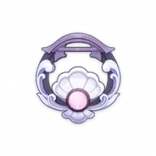Pearl Badge - purple - PNG Images