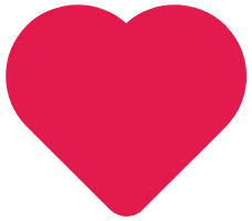 Pink Heart - graphic - High Resolution PNG