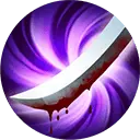 Sword Shadow in Purple Light - magic - High Resolution PNG