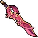 Pink Flower Sword - weapon - PNG