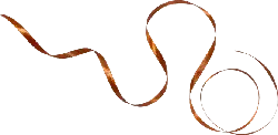 Copper Ribbon - smooth - Transparent Background PNG