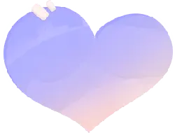 Heart - gradient color - Transparent Background PNG