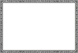 Black Border Pattern - geometric shape - PNG Images