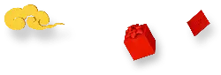 Cloud and Gift Box - red - Free PNG