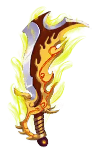 Flaming Sword - magic - No Watermark PNG