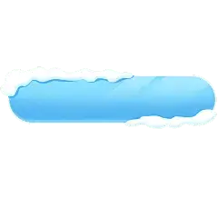 Frozen Button - ice - Free PNG