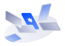 Blue Star Logo - technology - PNG