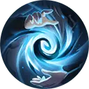 Blue Energy Vortex - magic - Transparent Background PNG