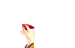 Hand Holding Red Object - object - Free PNG