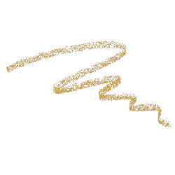 Gold Pen Trace - line - No Background PNG