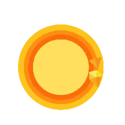 Sun Logo - orange - High Resolution PNG