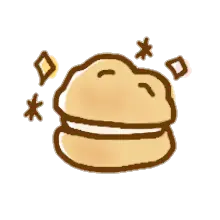 Smiling Hamburger - happiness - PNG