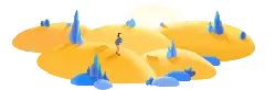 Little Girl in the Desert - landscape - Free Download PNG