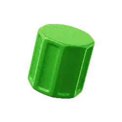 Green Hexagonal Cylinder - green - Lossless PNG