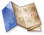 Blue and Beige Books - knowledge - High Resolution PNG