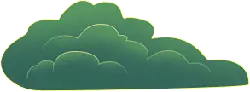Cloud - cartoon - green - PNG Images