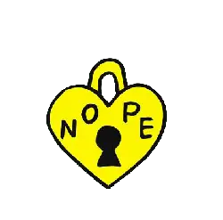 No Heart Lock - lock - High Resolution PNG